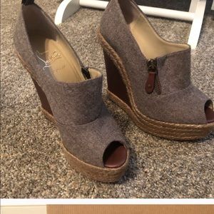 Christian louboutin wedges